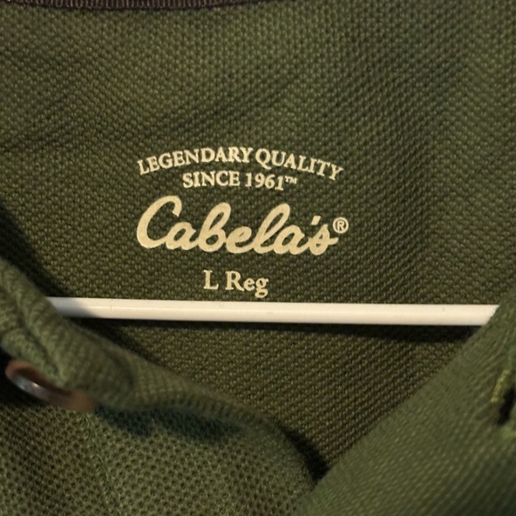 Cabela’s Pine Green Polo. Large New With Tags. - Picture 2 of 8